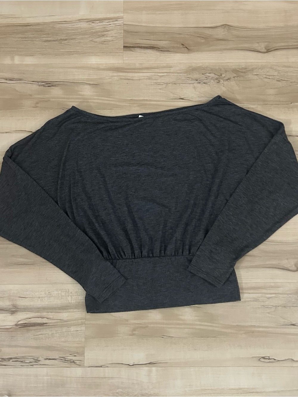 Bershka Off The Shoulder Cinched Long Sleeve Top Size Medium